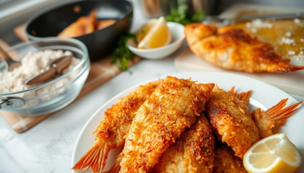 Crispy Fried Whiting Fish Preparation